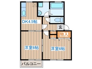 ブランコートⅠの物件間取画像